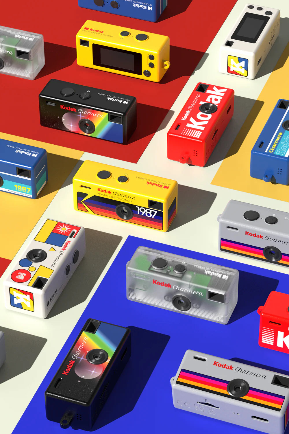 KODAK CHARMERA Keychain Digital Camera Blind Box Collection