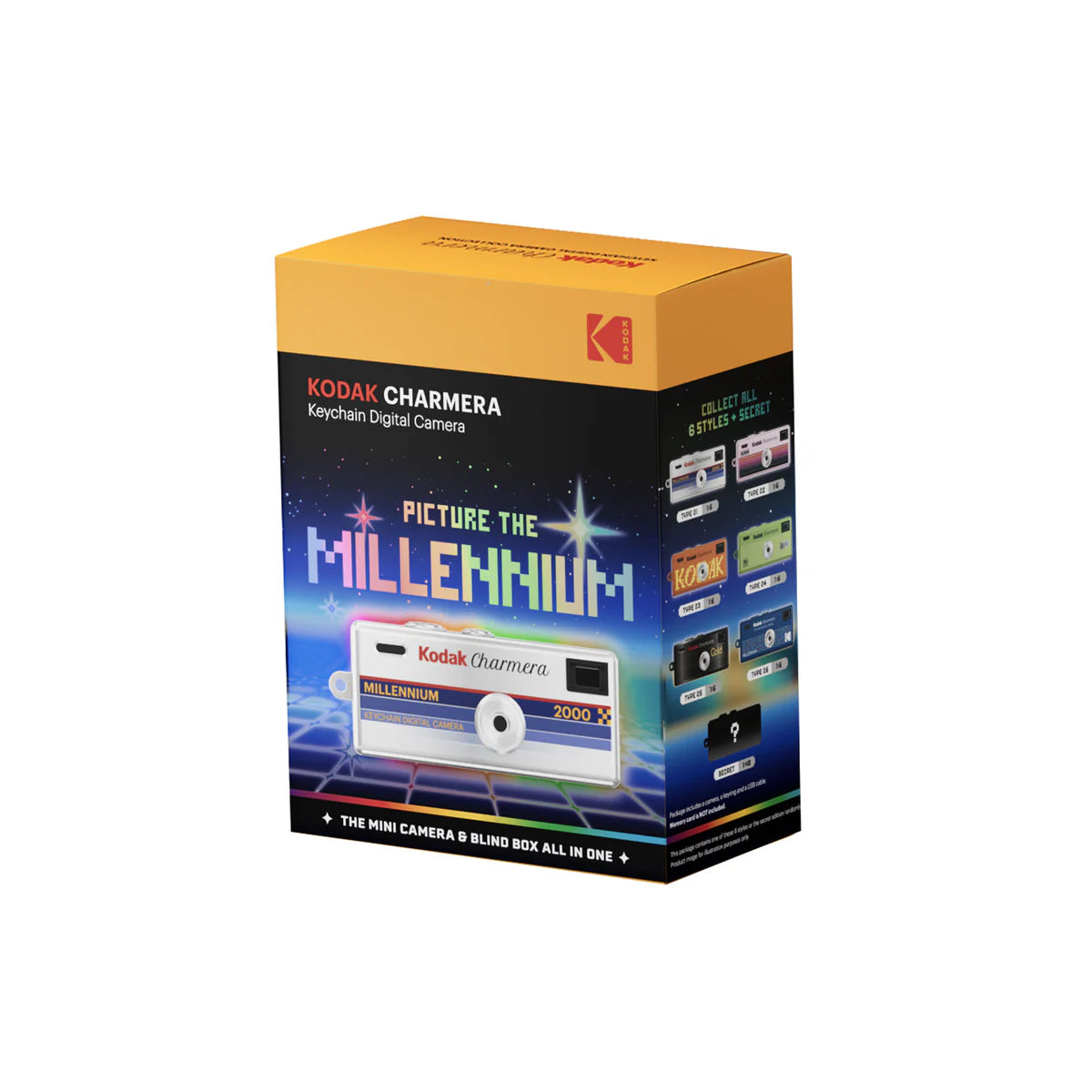 KODAK CHARMERA Keychain Digital Camera Blind Box Collection - MILLENNIUM (1 Piece)