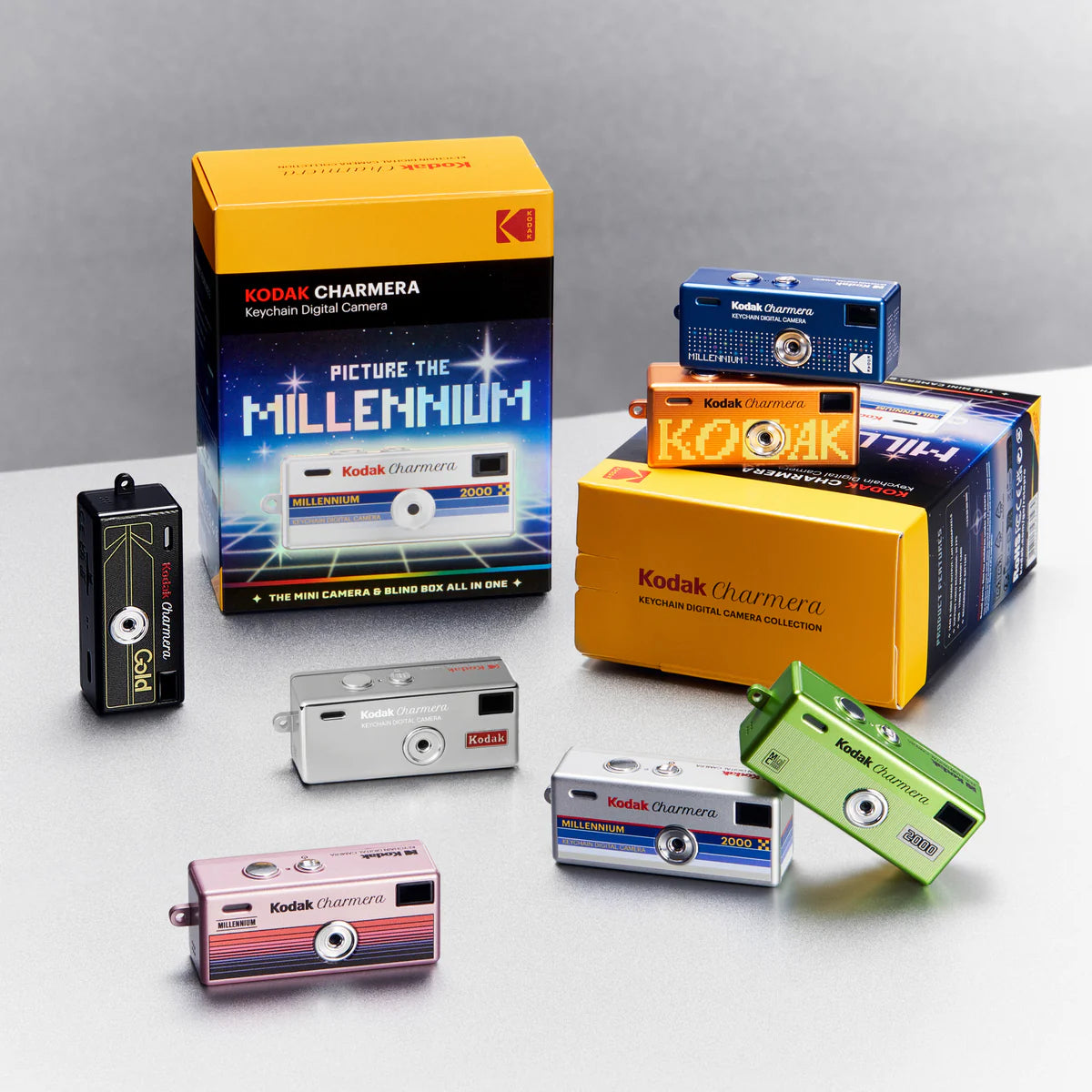 KODAK CHARMERA Keychain Digital Camera Blind Box Collection - MILLENNIUM (1 Piece)